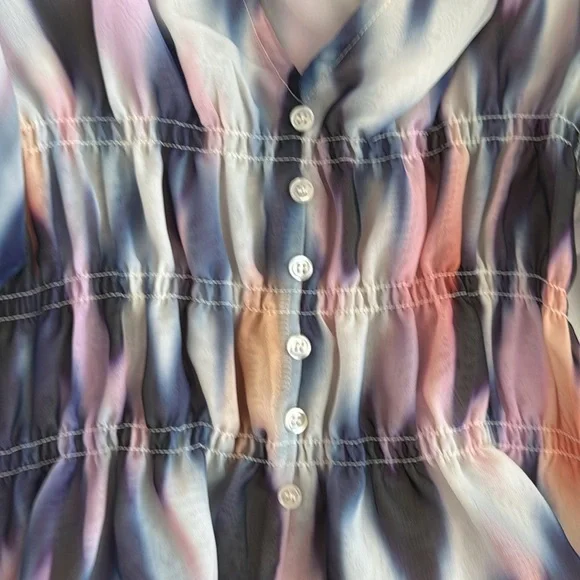 Steve Madden Printed Puff Sleeve Top Women’s Size Small. Never worn. - Picture 5 of 5